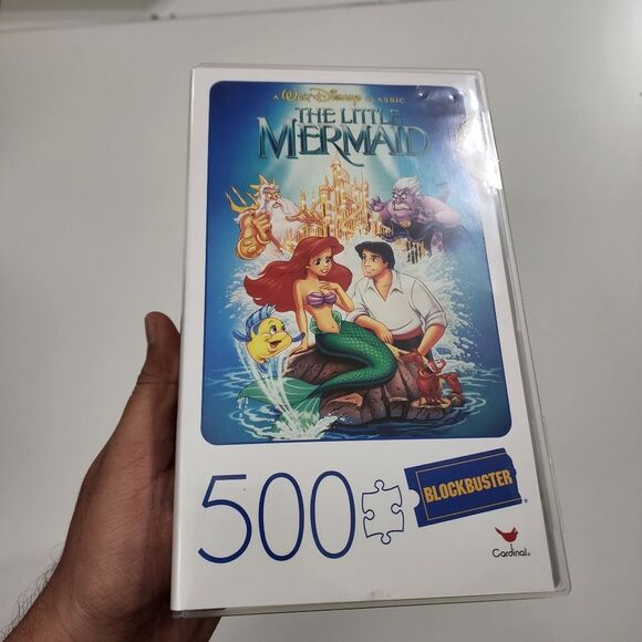 Blockbuster VHS Style Disney The Little Mermaid Ariel Nostalgia Puzzle BRAND NEW - Picture 7 of 8